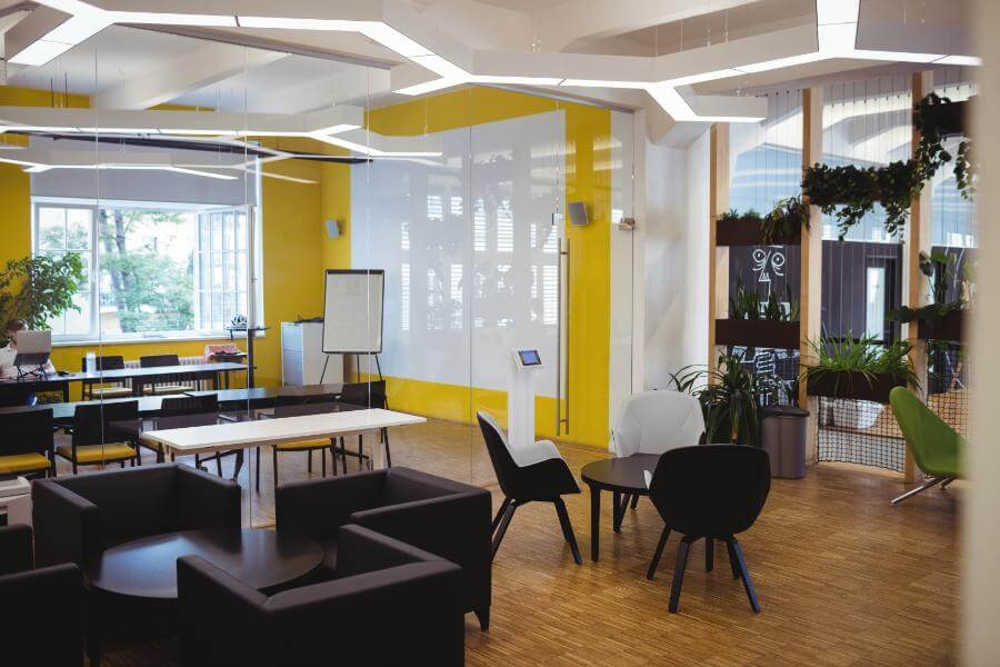 Commercial office staging